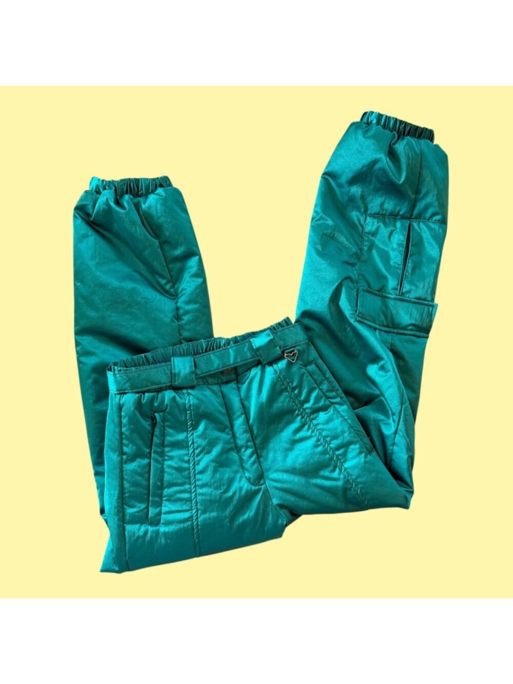 Obermeyer Snowboard Ski Emerald Green Snow Pants Juniors 12
